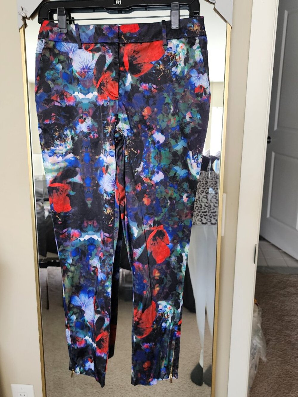 H&M Floral Pants Size 4